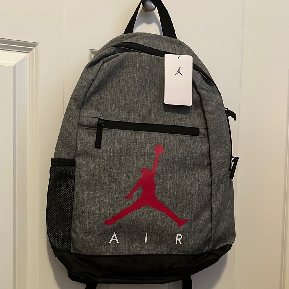 Nike Air Gray and Black Backpack